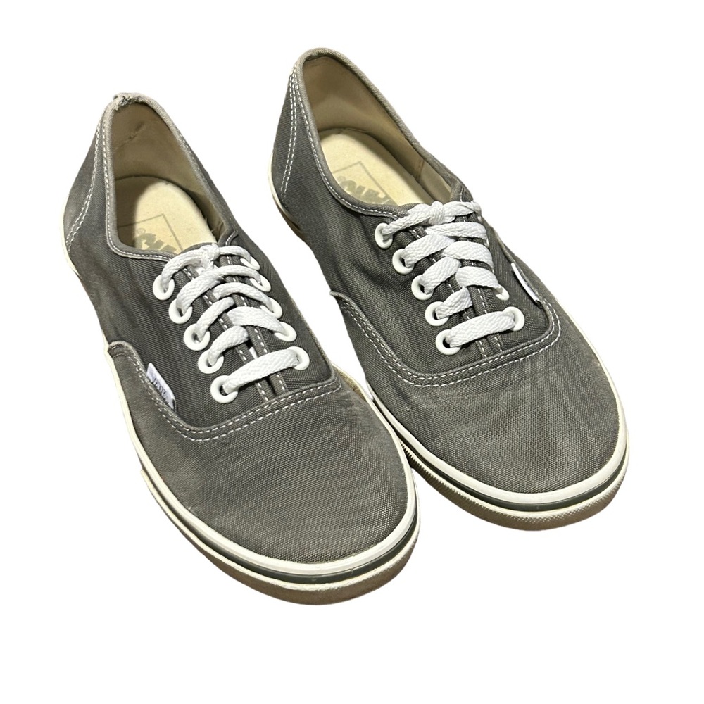 VANS Gray Unisex Lace Up Comfortable Sneaker Lifestyle Everyday Shoe-Size 7.5 - Picture 11 of 14